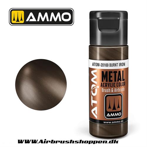 ATOM-20169 METALLIC Burnt Iron  -  20ml  Atom color
